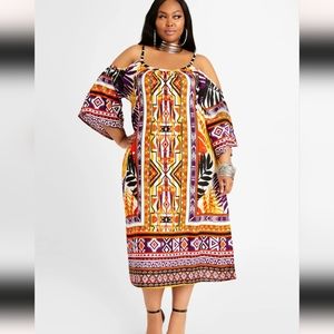Ashley stewart plus size print dress (5-6x)